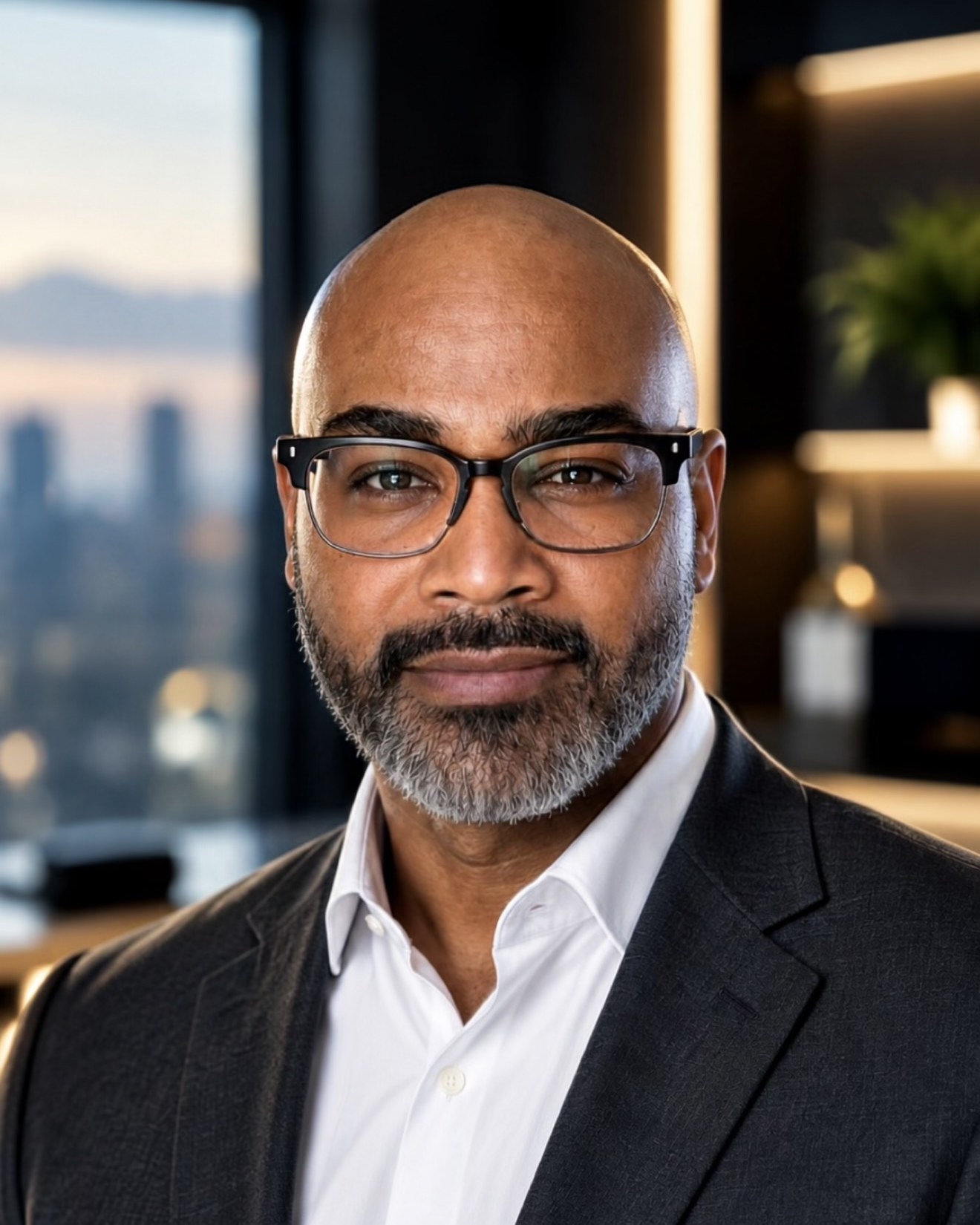 Portrait of Sharmon Adams, founder of Atoms